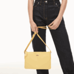 Women Lacoste V0ZN2770 Black 000 L.12.12 Concept Flat Crossover Bag - Image 5