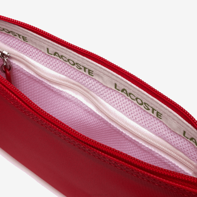 Women Lacoste V0ZN2771 High Risk Red 883 L.12.12 Concept Flat Crossover Bag - Image 3