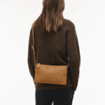 Women Lacoste V0ZN2771 High Risk Red 883 L.12.12 Concept Flat Crossover Bag - Image 4