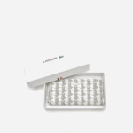Women Lacoste V0ZN2774 Farine Sinople F89 Monogram Print Zip Wallet - Image 3