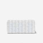 Women Lacoste V0ZN2775 Mono Farine Panorama L58 Monogram Print Zip Wallet - Image 2