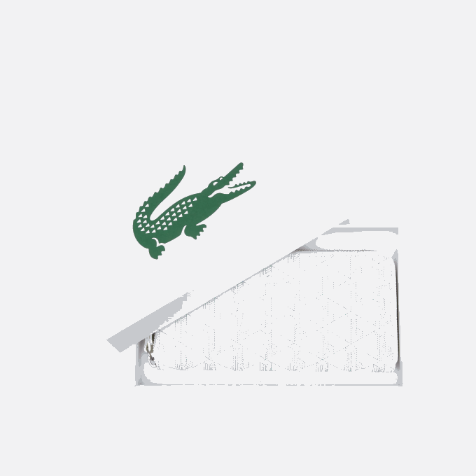 Women Lacoste V0ZN2775 Mono Farine Panorama L58 Monogram Print Zip Wallet - Image 4