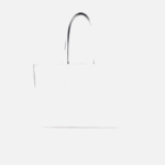 Women Lacoste V0ZN2776 Farine Blue Nuit L44 Anna Reversible Bicolor Tote Bag - Image 2