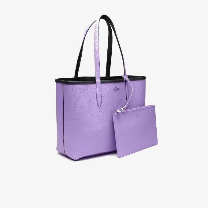Women Lacoste V0ZN2777 Abimes Neva K56 Anna Reversible Bicolor Tote Bag - Image 9
