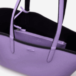 Women Lacoste V0ZN2777 Abimes Neva K56 Anna Reversible Bicolor Tote Bag - Image 10