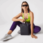 Women Lacoste V0ZN2783 Abimes Neva K56 Anna Reversible Coated Canvas Tote Bag