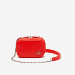 Women Lacoste V0ZN2789 Corrida L41 Top Grain Leather Square Shoulder Bag