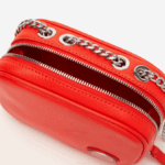 Women Lacoste V0ZN2789 Corrida L41 Top Grain Leather Square Shoulder Bag - Image 3