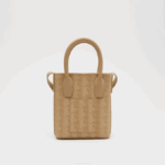 Women Lacoste V0ZN2790 Viennois Beige L01 Monogram Print Mini Satchel - Image 2