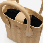 Women Lacoste V0ZN2790 Viennois Beige L01 Monogram Print Mini Satchel - Image 4