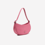 Women Lacoste V0ZN2792 Reseda L39 Top Grain Leather Halfmoon Bag - Image 3