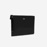 Women Lacoste V0ZN2793 Black 000 L.12.12 Clutch Purse - Image 3