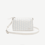 Women Lacoste V0ZN2800 Mono Farine Panorama L58 Monogram Print Crossbody Bag
