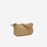 Women Lacoste V0ZN2801 Viennois Beige L01 Monogram Print Crossbody Bag - Image 3