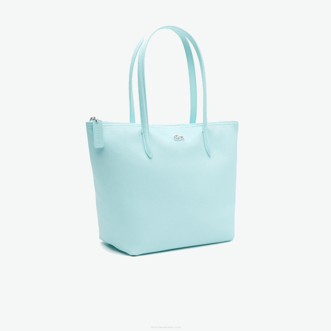 Women Lacoste V0ZN2802 Pastille L33 L.12.12 Concept Small Zip Tote Bag - Image 2