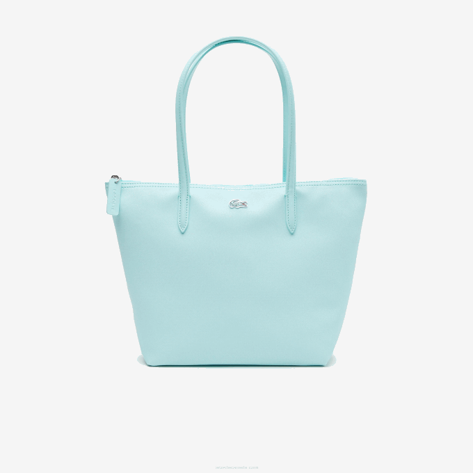 Women Lacoste V0ZN2802 Pastille L33 L.12.12 Concept Small Zip Tote Bag - Image 1