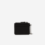 Women Lacoste V0ZN2806 Black 000 4 Slot Zipped Card Holder - Image 2