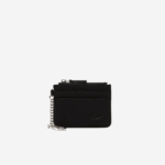 Women Lacoste V0ZN2806 Black 000 4 Slot Zipped Card Holder