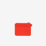 Women Lacoste V0ZN2809 Corrida L41 Snap Hook Grained Leather Card Holder - Image 2