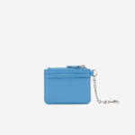 Women Lacoste V0ZN2811 Argentine 213 Snap Hook Grained Leather Card Holder - Image 2