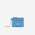 Women Lacoste V0ZN2811 Argentine 213 Snap Hook Grained Leather Card Holder