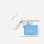 Women Lacoste V0ZN2811 Argentine 213 Snap Hook Grained Leather Card Holder - Image 3