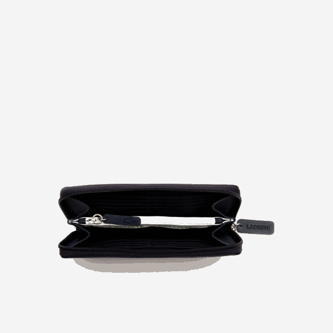 Women Lacoste V0ZN2814 Eclipse 141 L.12.12 Concept Petit Pique 12 Card Zip Wallet - Image 4