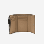 Women Lacoste V0ZN2816 Noir Krema A91 Anna Snap Front Wallet - Image 2
