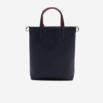 Women Lacoste V0ZN2818 Marine 166 Rouge 240 B50 Anna Reversible Coated Canvas Tote Bag - Image 2