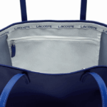 Women Lacoste V0ZN2821 Surf The Web A25 L.12.12 Concept Zip Tote Bag - Image 2