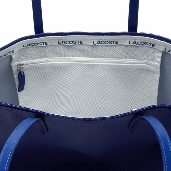 Women Lacoste V0ZN2821 Surf The Web A25 L.12.12 Concept Zip Tote Bag - Image 2