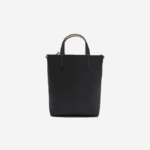 Women Lacoste V0ZN2830 Noir Krema A91 Anna Reversible Coated Canvas Tote Bag - Image 4