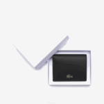 Women Lacoste V0ZN2840 Noir Krema A91 Anna Small Snap Folding Wallet - Image 3