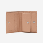 Women Lacoste V0ZN2842 Chair Amande J19 Anna Small Snap Folding Wallet - Image 2
