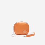 Women Lacoste V0ZN2854 Poterie K20 Small Grained Leather Crossover Bag