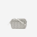 Women Lacoste V0ZN2856 Farine Sinople F89 Monogram Zip Crossover Bag - Image 2