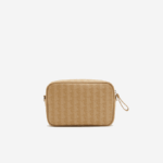 Women Lacoste V0ZN2857 Viennois Beige L01 Monogram Zip Crossover Bag - Image 2