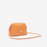 Women Lacoste V0ZN2865 Poterie K20 Grained Leather Dome Crossover Bag - Image 4