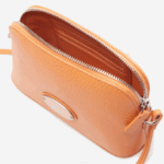 Women Lacoste V0ZN2865 Poterie K20 Grained Leather Dome Crossover Bag - Image 5