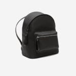 Women Lacoste V0ZN2879 Black 000 Large Front Pocket Backpack - Image 4