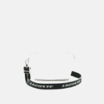 Women Lacoste V0ZN2881 Blanc Sinople Blanc L06 Branded Shoulder Strap Crossover Bag