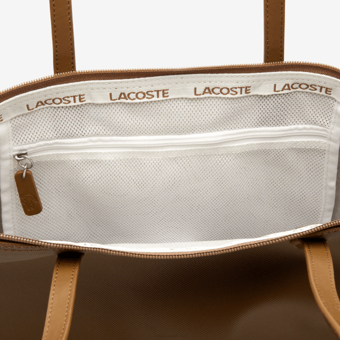 Women Lacoste V0ZN2884 Renne D05 L.12.12 Concept Zip Tote Bag - Image 3