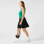 Women Lacoste V0ZN2886 Black 000 L.12.12 Detachable Shoulder Strap Shopping Bag - Image 2