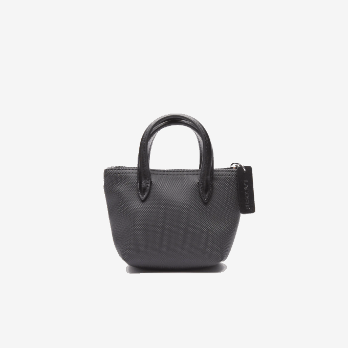 Women Lacoste V0ZN2886 Black 000 L.12.12 Detachable Shoulder Strap Shopping Bag - Image 4