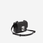 Women Lacoste V0ZN2888 Black 000 Leather Crossbody Bag - Image 3