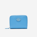 Women Lacoste V0ZN2892 Argentine 213 Metal Plate Small Zip Wallet