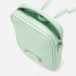 Women Lacoste V0ZN2894 Ash K93 Contrast Crocodile Phone Holder - Image 3