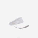 Women Lacoste V0ZN2896 White 70V Cotton Pique Visor