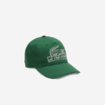 Women Lacoste V0ZN2898 Green 132 Vintage Croc Print Cap