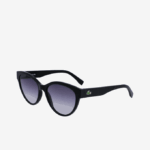 Women Lacoste V0ZN2899 Matt Black 001 L.12.12 Sunglasses - Image 2